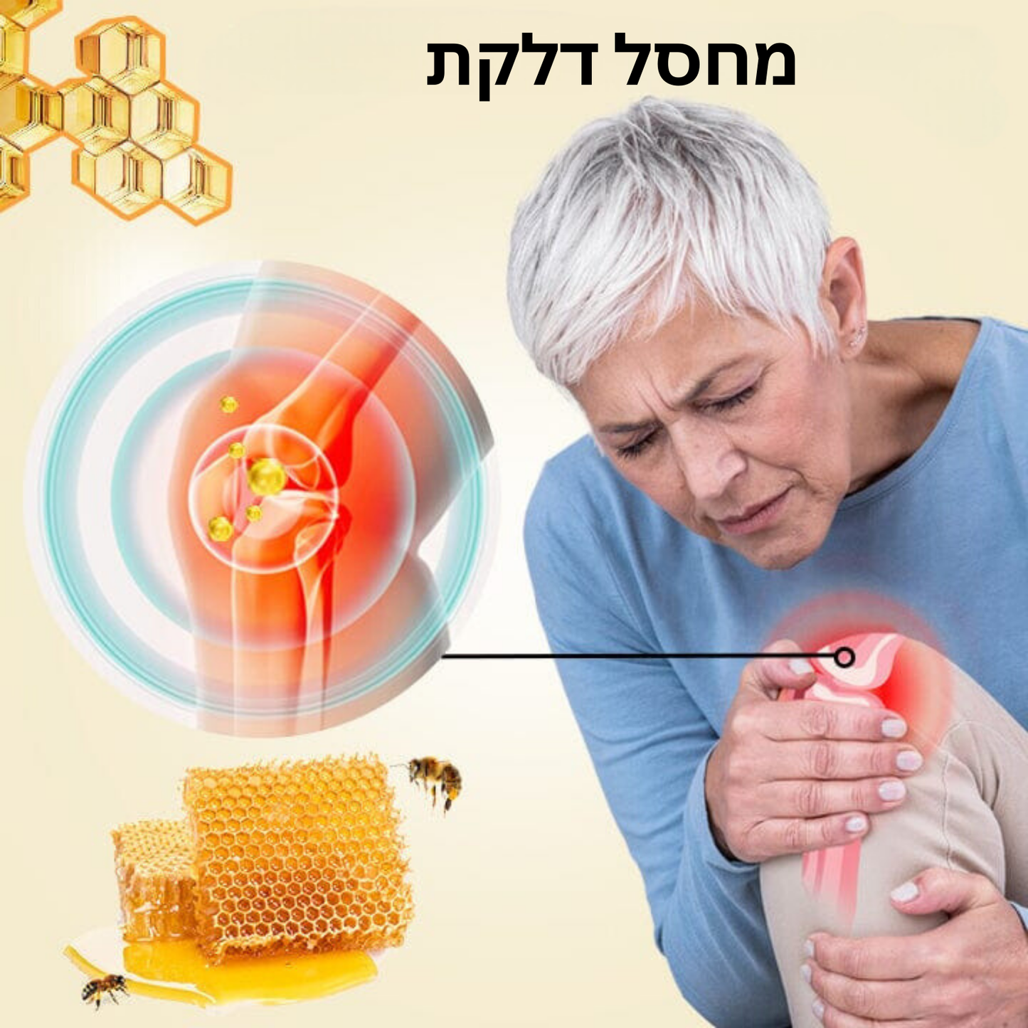 FlexiEase™ קרם להקלה על כאבי מפרקים בעוצמה גבוהה